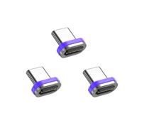 HiCHN Pantalla digital PD 240 W 40 Gbps 24 pines adaptador magnético USB C con todas las funciones, carga USB C de protocolo completo y transmisión de datos USB 4.0, video 8K para smartphone, portátil