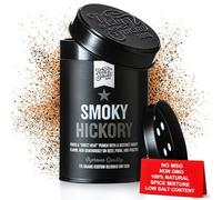 Hickory BBQ Rub Spice Mix Sazonador Especias Barbacoa Condimento Seco para Carne verduras Brisket Ahumados Cordero Bistec Fajitas pollo pescado y patatas 175g