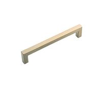 Hickory Hardware Paquete de 10 tiradores de gabinete de cocina de núcleo sólido, manijas de gabinete de lujo, accesorios para puertas y cajones de cómoda, centro de agujero de 5-1/16 pulgadas, níquel