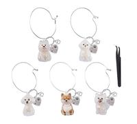 HICOHAND DogMemorial - Llavero para el cabello, contenedor de recuerdo en forma de perro con etiqueta grabable, llavero acrílico para recordar a tu querido cachorro