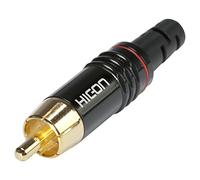 Hicon 30204058 - Enchufe Rca Hi- cm06, rojo