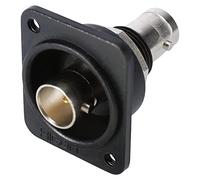 HICON BNC 3G HD-SDI - Adaptador de montaje (75Ω, tipo D, M3, 2 pines, hembra aislada, para video masa, BNC-FPD-HD)