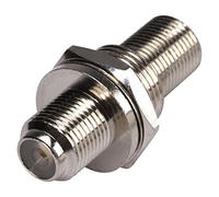 'Hicon Conectores F de Patch (hembra empotrable con rosca 1/2 de 2 pines adaptador hembra para satélite Cable de módem | Hi de feep01