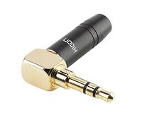 Hicon Connector Conector mini jack de 3,5 mm Male Stereo acodado 90 ° para soldar | Hi de j35sa