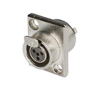 Hicon HI-XMEF4 Mini XLR hembra de 4 pines