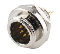 Hicon HI-XMEM5-HD - Enchufe empotrable (5 pines, IP67, rosca macho)