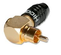 HICON Rca Enchufe Rca 90°Eurocinector Highend Atornillable HI-CMA02-NTL