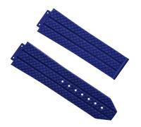 HiCycle2 24 mm Reloj Correa de goma Reemplazo para Hublot H Big Bang 44-45mm (azul)