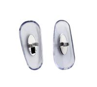 HiCycle2 Almohadilla nasal de repuesto con clip de 16 mm para gafas de sol Ray-Ban Aviator RB3025, Silver, 16mm