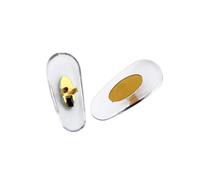 HiCycle2 Almohadillas de nariz de repuesto para gafas Ray-Ban Aviator RB3025, kit de reparación de lentes de sol, piezas de 16 mm, Gold, 16mm