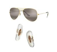 HiCycle2- Almohadillas nasales de repuesto para Aviator RB3025 RB3539 RB3026 RB3447 RB4263 RB3548 RB3716 RB3816 RB3548N kits de reparación de lentes de sol con clip, bolsa de gafas de sol,