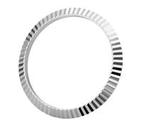 HiCycle2 Bisel estriado de repuesto para reloj Rolex Datejust 1601 1603 1611 16014 16013 16233 16234 de acero inoxidable pulido, plata, Fits 36mm Case