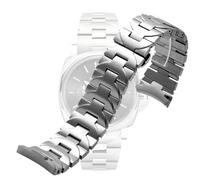 HiCycle2 Correa de acero de repuesto para Panerai Luminor Marina en acero inoxidable de 22 mm o 24 mm, 22mm, Acero inoxidable, No es una piedra preciosa