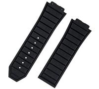 HiCycle2 Correa de goma de repuesto para reloj H Hublot de 48 mm Big Bang King Power Ceramic Watch de 28 mm, 28mm, Caucho, Sin piedra preciosa