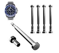 HiCycle2 Correa de pulsera de repuesto para reloj de cerámica J12 de 17 mm, para hombres o mujeres de 13 mm, 13mm, Acero inoxidable, No es una piedra preciosa