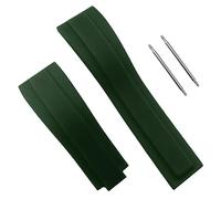 HiCycle2 Correa de reloj de goma de silicona de repuesto para Rolex Datejust Daytona Submariner GMT 20 mm, 20mm, Acero inoxidable, Ágata