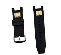 HiCycle2 Correa de reloj de goma de silicona para Invicta Subaqua Noma III 6043 Top Qlty, 28mm, Caucho, No es una piedra preciosa