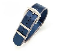 HiCycle2 Correa de reloj de repuesto para Omega Premium Balistic Military Raf Stitched Bond Iw Correa de reloj de nailon 22 mm, 22mm, Nailon, No es una piedra preciosa