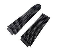 HiCycle2 Correa de repuesto de goma para reloj HUBLOT Fusion 44-45 H BIG BANG NEGRO 24 mm/25 mm (25 x 19 x 22 mm)