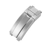 HiCycle2 Glide Lock Hebilla de Cierre de Repuesto para Rolex Submariner Deepsea Gmt Daytona Reloj Pulsera Ajustable Acero Inoxidable 16 mm, matte, Acero inoxidable, Amazonita