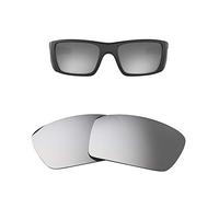 HiCycle2 Lentes de repuesto para lentes de sol Oakley OO9096 Fuel Cell de 60 mm, plata, nothing