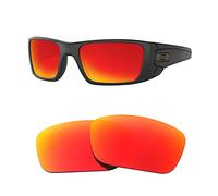 HiCycle2 Lentes de repuesto para lentes de sol Oakley OO9096 Fuel Cell de 60 mm, rosso, nothing
