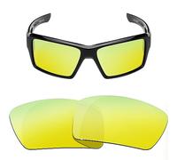 HiCycle2 Lentes de repuesto polarizadas para gafas de sol Oakley Eyepatch, múltiples opciones, Gold, Oakley Eyepatch 2