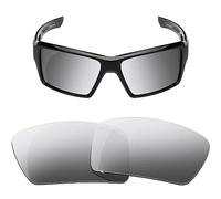 HiCycle2 Lentes de repuesto polarizadas para gafas de sol Oakley Eyepatch, múltiples opciones, Silver, Oakley Eyepatch 2