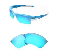HiCycle2 Lentes de repuesto polarizadas para gafas de sol Oakley Fast Jacket XL, azul hielo