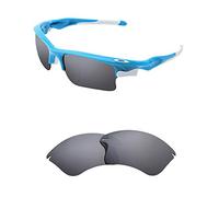 HiCycle2 Lentes de repuesto polarizadas para gafas de sol Oakley Fast Jacket XL, gris