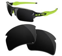 HiCycle2 Lentes de repuesto polarizadas para gafas de sol Oakley Flak 2.0 XL, varias opciones, Negro , 55 millimeters