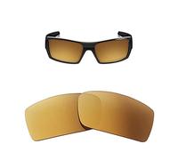 HiCycle2 Lentes de repuesto polarizadas para gafas de sol Oakley Gascan, múltiples opciones, con paño para lentes, marrón