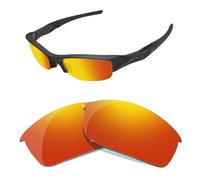 HiCycle2 Lentes de sol de repuesto para Oakley Flak Jacket OO9008, múltiples opciones, Red, 55mm