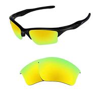 HiCycle2 Lentes polarizadas de repuesto para gafas de sol Oakley Half Jacket 2.0 XL OO9154 - Varias opciones, dorado