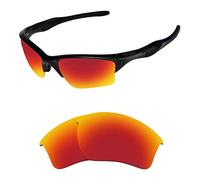 HiCycle2 Lentes polarizadas de repuesto para gafas de sol Oakley Half Jacket 2.0 XL OO9154 - Varias opciones, rojo