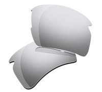 HiCycle2 Lentes polarizados de repuesto para Oakley Flak 2.0 XL OO9188, grosor de 2 mm, Silver