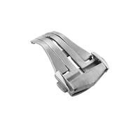 HiCycle2 Premium de Cierre Plegable Cepillado Reemplazo Para Omega Seamaster Planet Ocean Speedmaster STZ005095 Acero inoxidable mate luna (plata, 20mm)