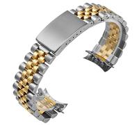 HiCycle2 Pulsera Jubilee de 21 mm de repuesto para Rolex Datejust 126300 126334 124060 de acero inoxidable, 21mm, Acero inoxidable, Ágata