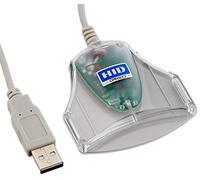 HID Omnikey Lector de Tarjetas de identificación Eid Smart Card USB ID 1021 3021 (Gris)