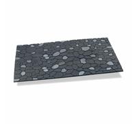 Hidalgo Felpudo Gris Goma 45 x 75 cm 75 x 45 cm Piedras - Marca EAN: 8421531039673
