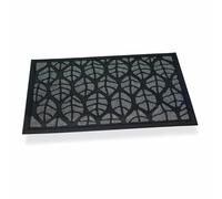 Hidalgo Felpudo Hojas Gris 45 x 75 cm