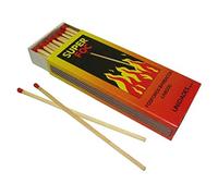 Super Foc Fósforos de seguridad extra largos para barbacoas y fuegos (15 cm)