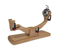 Hidalgo Soporte Jamonero Xauco con Base de Madera de Haya y Cabezal Giratorio 360º INOX