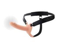 HIDDEN DESIRE - INFERNO STRAP-ON FUNDA PARA PENE CON VIBRACIÓN 16 CM