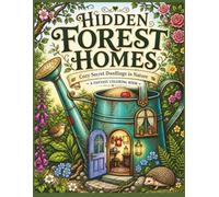 Hidden Forest Homes: A Whimsical Coloring Adventure of Cozy Miniature Homes Hidden in Nature