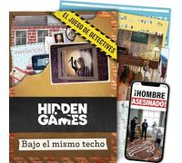 Hidden Games Escena del Crimen: Bajo el Mismo Techo, crimenes imperfectos, Exit Juego de Mesa de Misterio y Detectives cooperativo en prisión, 1-6 Jugadores, a Partir de 14 años, en español.