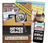 Hidden Games - Escena del Crimen - Bajo el Mismo Techo - Juego Realista de escenas del Crimen, Casos para Resolver, Detectives emocionante, Exit Juego de Mesa, Español