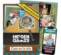 Hidden Games Escena del Crimen - Caos en la Isla - Juego de Crimen Realista, Detectives emocionante, Casos policiales Resolver Juegos, crimenes imperfectos, Resuelve el Crimen