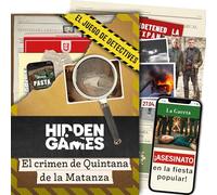 Hidden Games - Escena del Crimen - El Crimen de Quintana de la Matanza - Juego de Misterio para Resolver Crimen, crímenes imperfectos, Caso policial para Resolver, Español, Escape Room