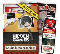 Hidden Games Escena del Crimen - La Diadema Escarlata - Español - Juego Realista de escenas del Crimen, emocionante Juego de Detectives, Juego Escape Room